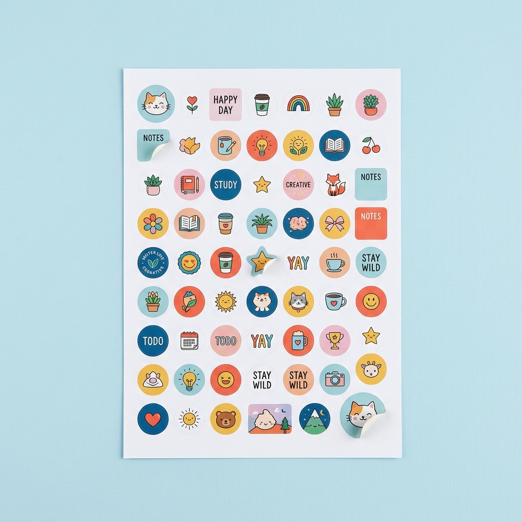 Sheet Cut Stickers
