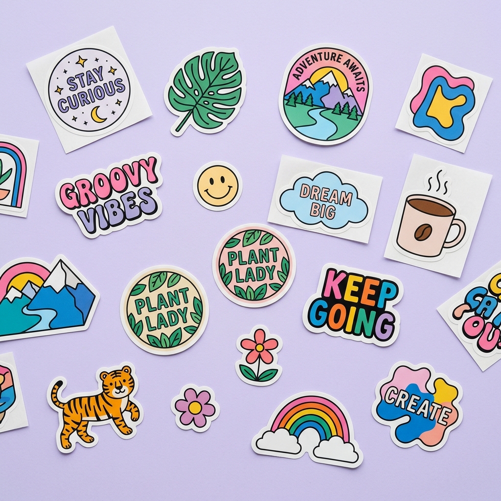 Single Cut Stickers